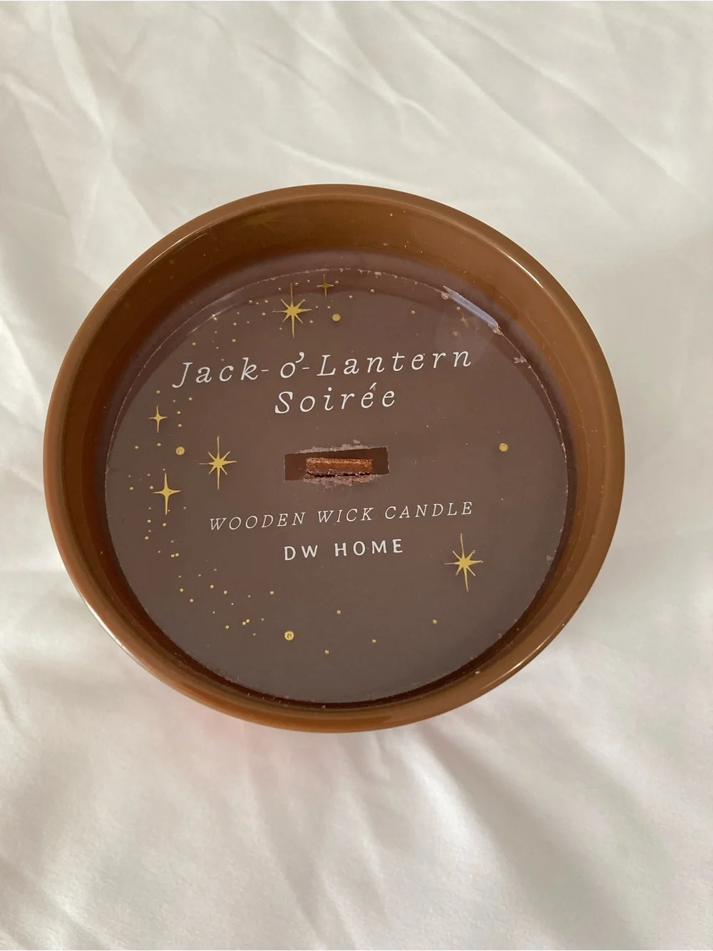 Halloween Jack o lantern soirée candle